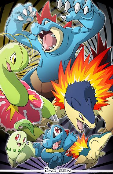 Pokémons Iniciais - Pokémon Adventures Edição Johto